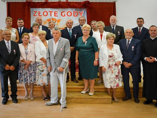 11 par z gminy Łabunie świętowało złote gody.