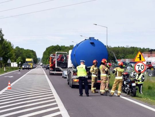 Sitaniec: Motocyklista zderzył się z pojazdem ciężarowym