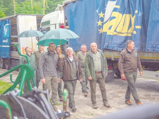 Polscy leśnicy liczą, że ich pomoc przyczyni się do zwycięstwa Ukrainy i odbudowy ukraińskiej gospodarki leśnej. Fot. RDLP