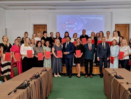 33 zamojskich nauczycieli z awansem zawodowym