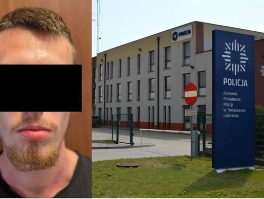 38-latek poszukiwany 5 listami gończymi w rękach tomaszowskich kryminalnych