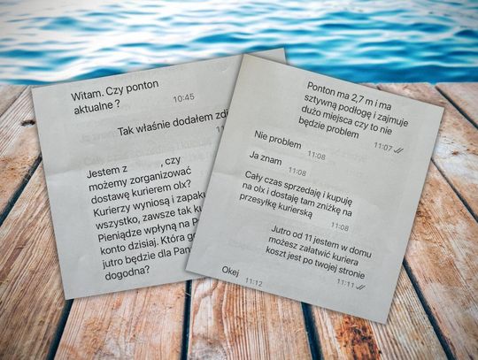 O tym jak działają oszuści przekonał się 59-letni mężczyzna z gminy Susiec, który chciał sprzedać ponton.