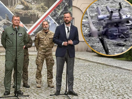 Minister Władysław Kosiniak-Kamysz na konferencji prasowej: - Mamy do czynienia z prowokacją Federacji Rosyjskiej z użyciem rosyjskiego drona.