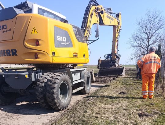 Prace drogowe w Krzewicy i Wasylowie już trwają.