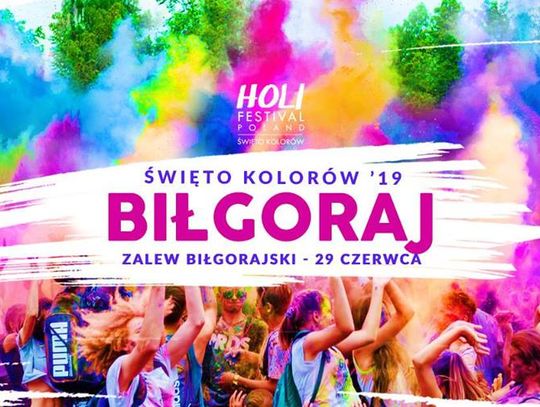 Biłgoraj: Kolorowa impreza nad zalewem. Holi Festival już wkrótce