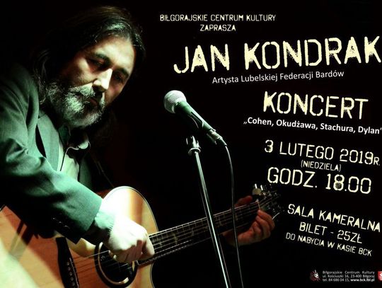 Biłgoraj: Koncert Jana Kondraka w BCK