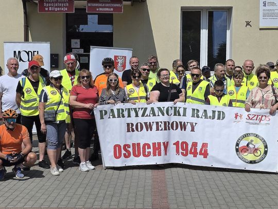 Biłgoraj: Partyzancki rajd rowerowy [ZDJĘCIA]