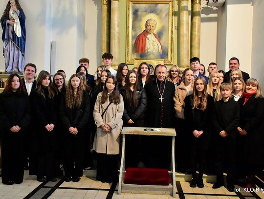Biłgoraj: Święto Patrona w Katolickim Liceum [ZDJĘCIA]