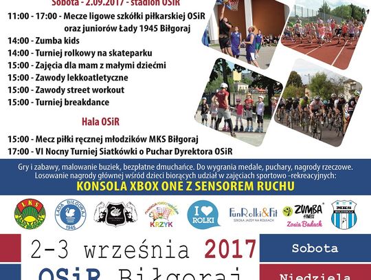 Biłgoraj: Weekend na sportowo. Moc atrakcji w OSiR