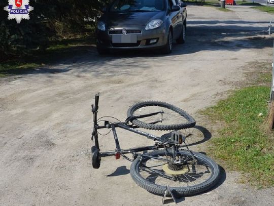 Biłgoraj: Wypadek na ulicy Krzeszowskiej. Ucierpiał rowerzysta