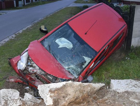 Biszcza: Nietrzeźwy kierowca wjechał w przepust