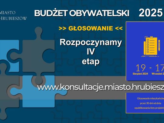 Budżet Obywatelski 2025. Hrubieszowianie zagłosują na jeden z dziewięciu projektów