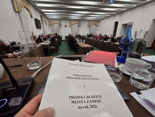 Rada Miasta Zamość przyjęła budżet miasta na 2026 rok.