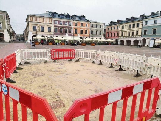 Wiadomo, co było przyczyną powstania zapadliska pod zamojskim ratuszem.