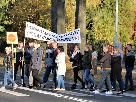 „Chodzony” protest w Kalinowicach (ZDJĘCIA)