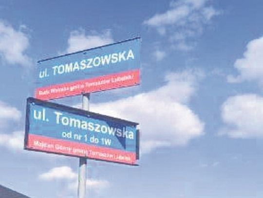 W wielu miejscowościach gminy Tomaszów Lub. była konieczność nadania nazw ulicom.