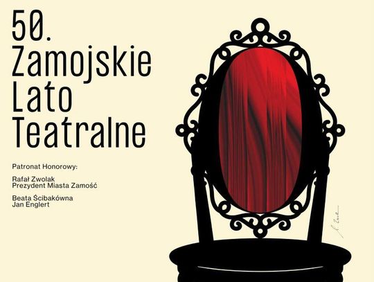 Autorem plakatu 50. Zamojskiego Lata Teatralnego jest Łukasz Zwolan.