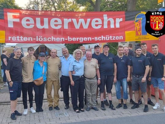 Delegacja OSP Bełżec II na jubileuszu 150-lecia OSP Barnstorf w Niemczech.