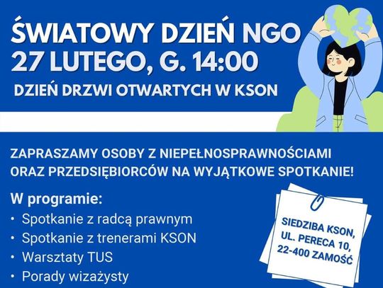 Dla przedsiębiorców i osób z niepełnosprawnościami. Spotkanie w Zamościu już 27 lutego