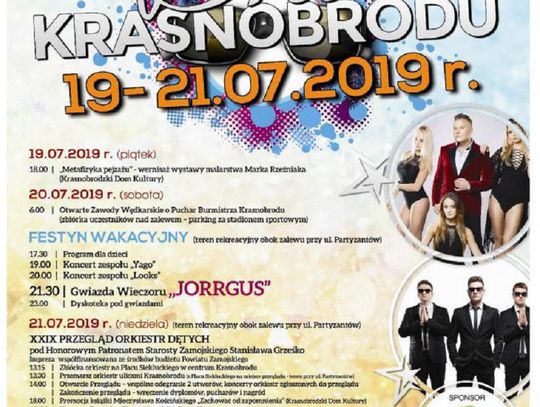 Dni Krasnobrodu 2019. Trzy dni doskonałej zabawy