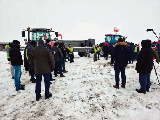 Pogoda nie sprzyjała protestującym przy przejściu granicznym w Dołhobyczowie. Pikieta została skrócona z ponad czterech godzin do jednej godziny.