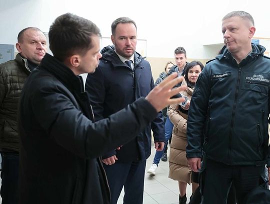 Kołodziejczak i Komorski z wizytą na granicy.