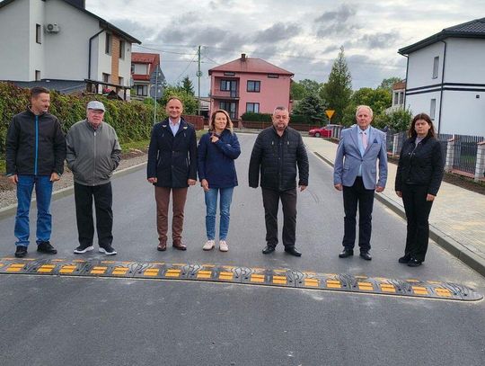Odbiór drogi wewnętrznej przy ul. Ligowskiego w Jarczowie.
