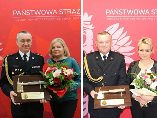Dwóch strażaków KP PSP w Tomaszowie Lubelskim odeszło na emeryturę [ZDJĘCIA]