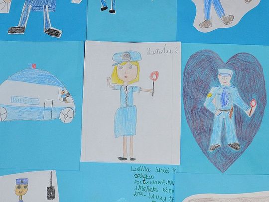 Dzieci policjantom – wzruszające kartki z podziękowaniami