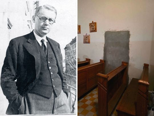Czy dr Janusz Peter pozwoliłby na zamurowanie wewnętrznych drzwi do kaplicy?