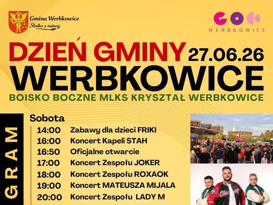 27 czerwca odbędzie się Dzień Gminy Werbkowice.