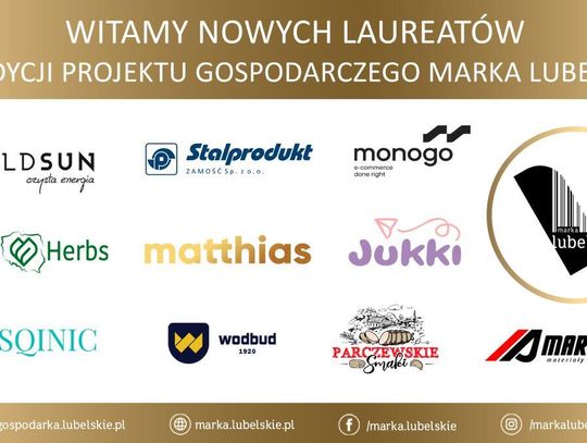Dziesięciu przedsiębiorców z regionu z prestiżowym certyfikatem Marka LUBELSKIE