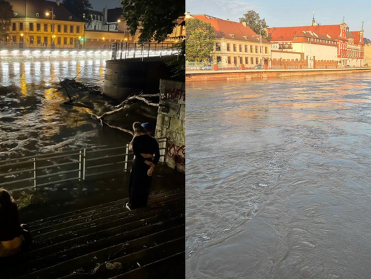 Wrocław w nocy i o poranku