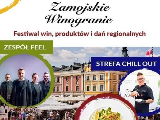 Zamość 8 sierpnia stanie się stolicą regionalnych smaków i polskiego winiarstwa.