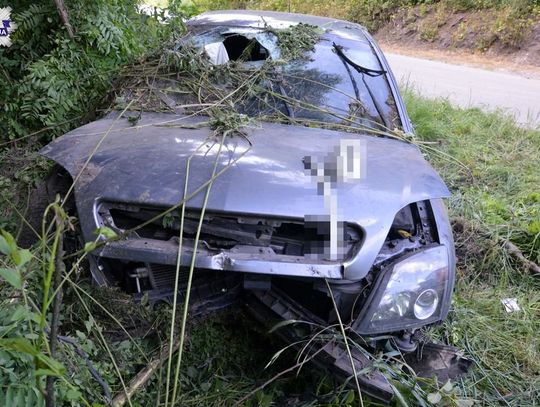 Oplem kierował 28-letni mieszkaniec gminy Grabowiec.