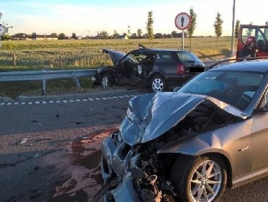 Gm. Hrubieszów: Wypadek w Teptiukowie na skrzyżowaniu