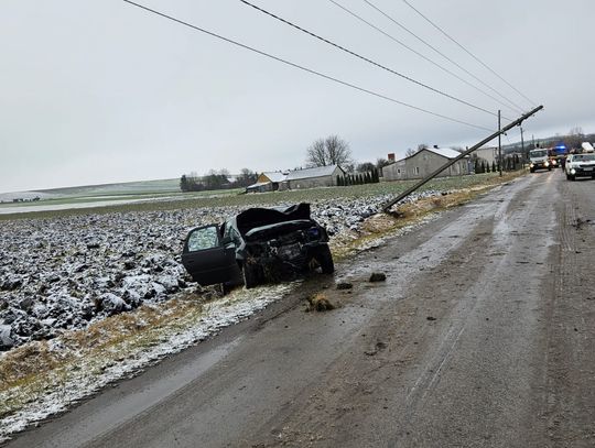 82-latek z Jarczowa doprowadził do kolizji.