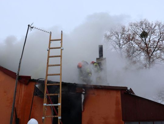 25 listopada 2025, pożar w Wierszczycy (gm. Jarczów)