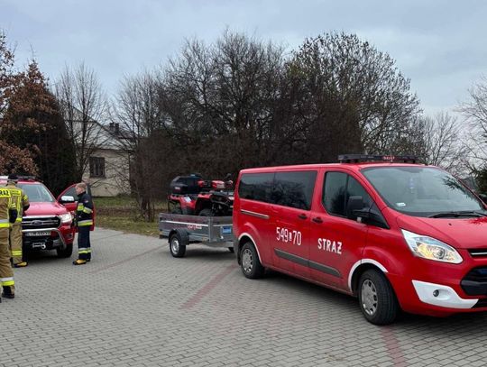 Udział w poszukiwaniach zaginionego brała m.in. jednostka OSP KSRG Ulhówek.