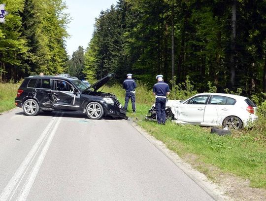 Gm. Krasnobród: 5 tys. mandatu dla kierowcy, który spowodował kolizję na 3 pojazdy [ZDJĘCIA]