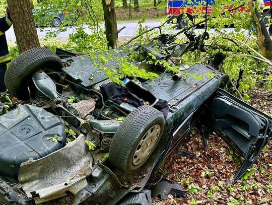 W niedzielę 18 maja na trasie Józefów - Zwierzyniec, w miejscowości Stara Huta doszło do groźnego wypadku.