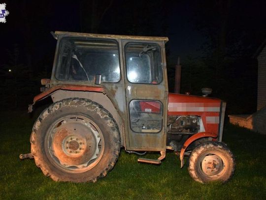 Nietrzeźwy kierowca ciągnika „wpadł” podczas kontroli drogowej w gm. Miączyn.