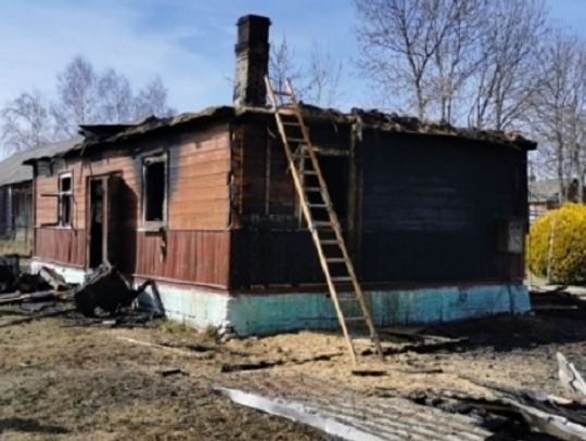 Gm. Radecznica: Spalił się dom w Zakłodziu
