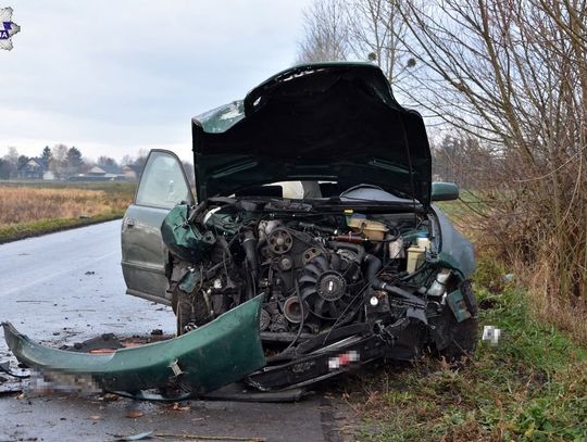 17 listopada 2025 r. 20-letni kierowca Audi w Cześnikach w gminie Sitno stracił panowanie nad pojazdem, zjechał na pobocze i uderzył w drzewo.