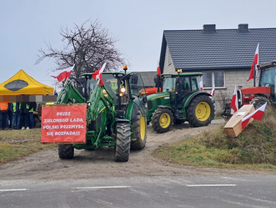 Protest rolników w Tarnawatce.