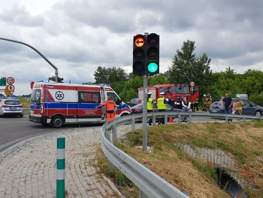 Gm. Tomaszów Lub.: Chwila nieuwagi i doszło do zderzenia. Dzieci zabrano do szpitala [ZDJĘCIA]