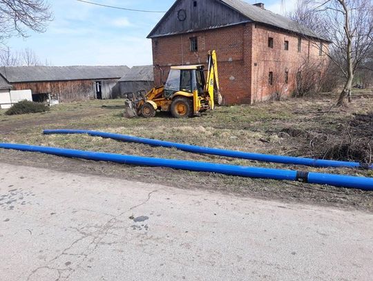 Gm. Werbkowice: Trwa budowa wodociągu w Hostynnem i Hostynnem-Kolonii