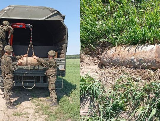 Lubelskie: 100-kilogramowa bomba lotnicza koło Włodawy