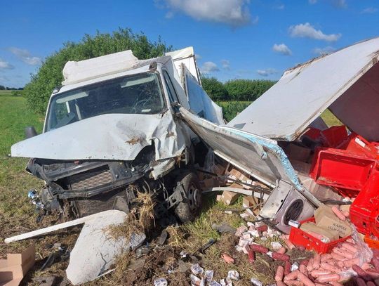 Kolizja na DK17 w Borowinie (gm. Stary Zamość).