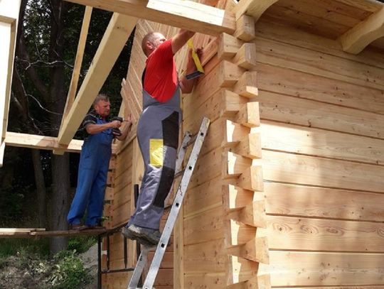 Gm. Zamość: Trwa budowa nowej kapliczki w Lipsku Polesie
